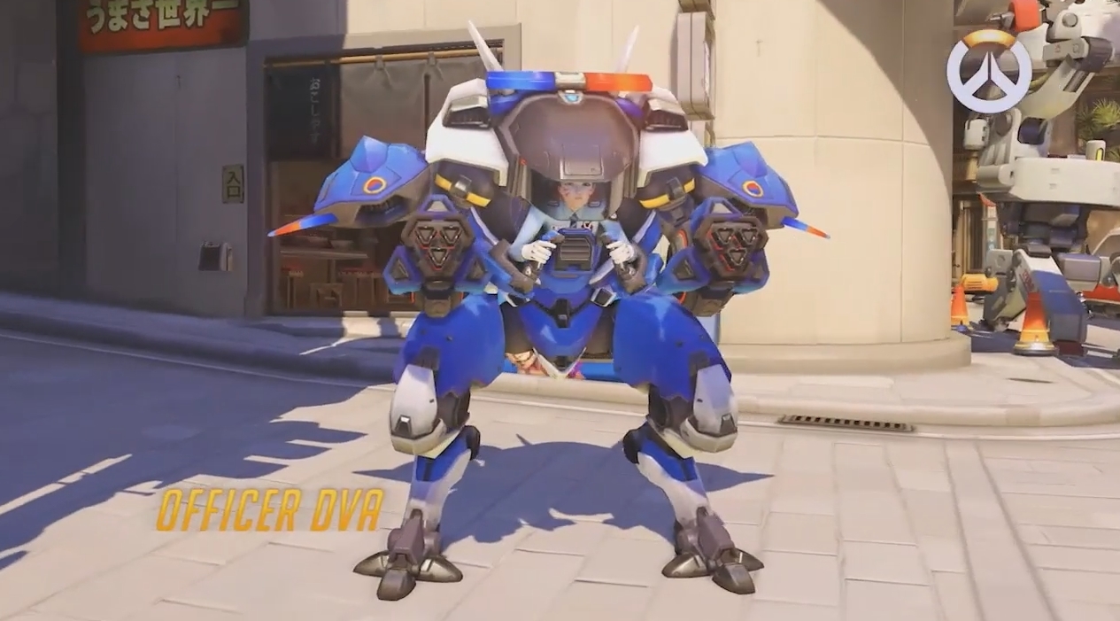 How to Get the Dva Police Skin 